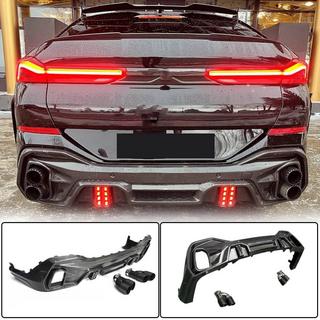 Rear Diffuser for M-Sport (2018-2022, Carbon) BMW X6 G06 2019–2027 photo 1