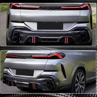 Rear Diffuser for M-Sport (2018-2022, Carbon) BMW X6 G06 2019–2027 photo 4