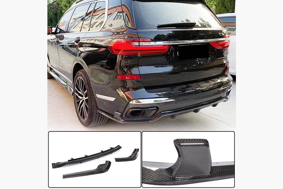 BMW X7 G07 2019- Rear Diffuser for M-Sport 2019-2022, Carbon Image