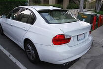 BMW 3 Series E90/E91 2005-2011 Rear Spoiler V1 (for E90, Carbon) photo 3