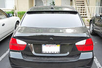 BMW 3 Series E90/E91 2005-2011 Rear Spoiler V1 (for E90, Carbon) photo 4