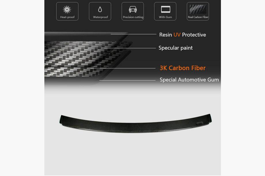 BMW 3 Series F30/F31 2012-2019 Rear Window Spoiler Visor (for F30/F80, Carbon) Photo 5