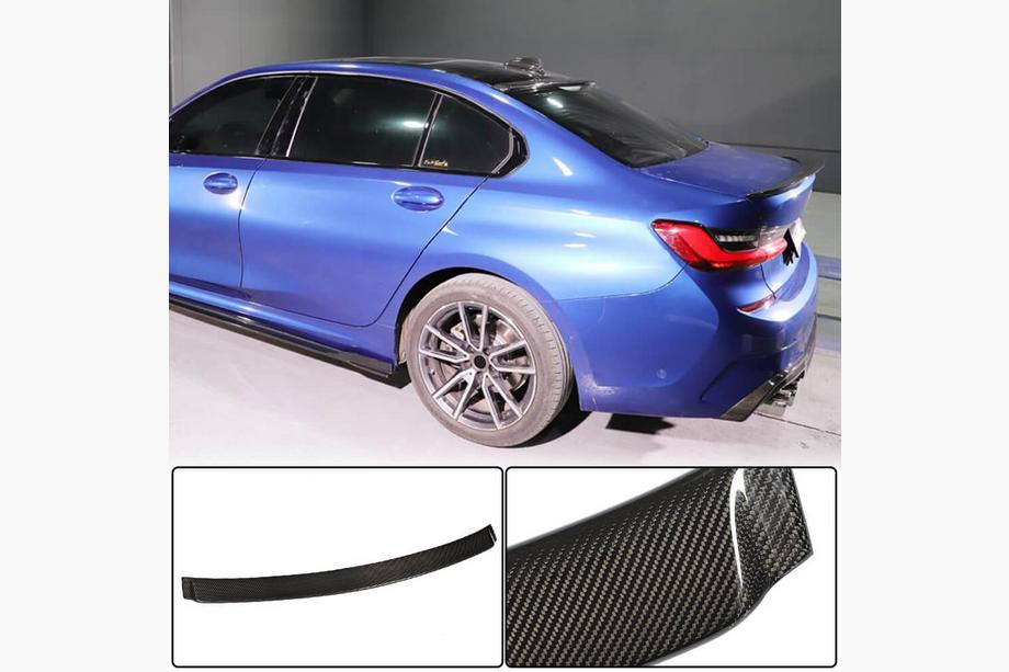 BMW 3 Series G20/G21 2018- Rear Window Spoiler Visor (for G20, Carbon) Image