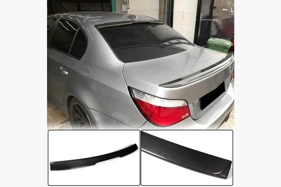 BMW 5 Series E60/E61 2003-2010 Rear Window Spoiler Visor (for SD, Carbon) Image