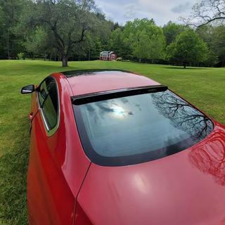 Rear Window Spoiler Visor (for F13, Carbon) photo 2