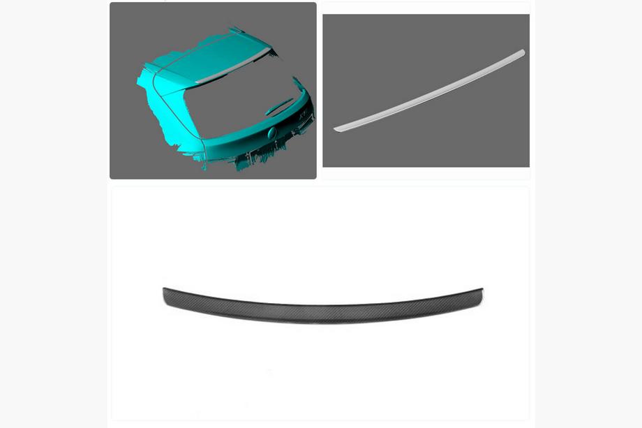 BMW X5 F15 2013-2018 Spoiler V1 (Carbon) Photo 2