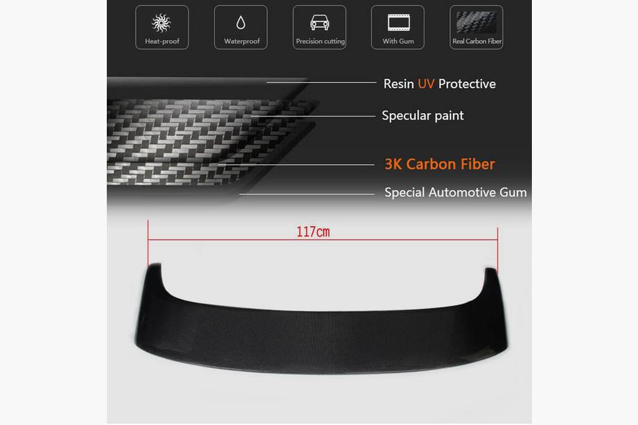 BMW X5 F15 2013-2018 Spoiler V2 (Carbon) Photo 4