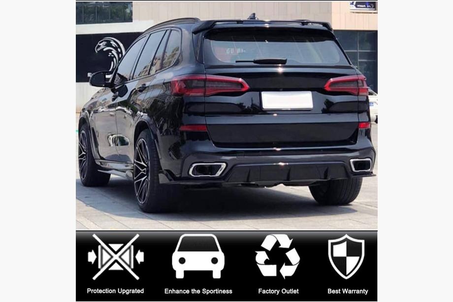 BMW X5 G05 2019–2026 Rear Window Spoiler V4 (Real Carbon) Photo 3
