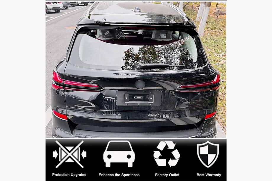 BMW X5 G05 2019–2026 Rear Window Spoiler LCI-Style V5 (Gloss Black) Photo 2