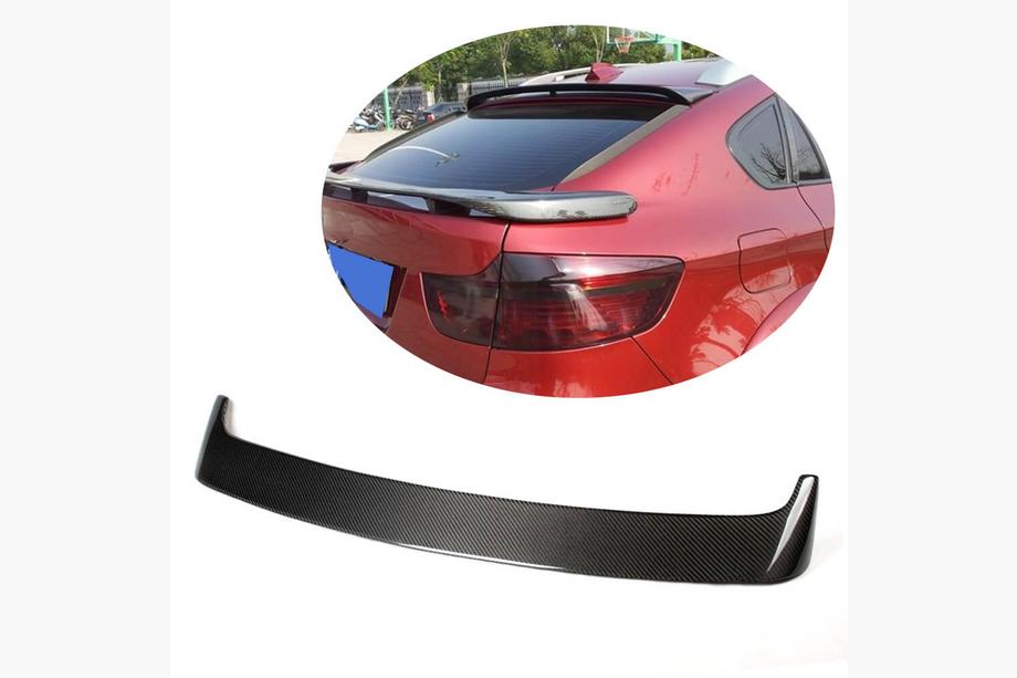 BMW X6 E71 2008–2014 Rear Window Spoiler (Carbon) Image