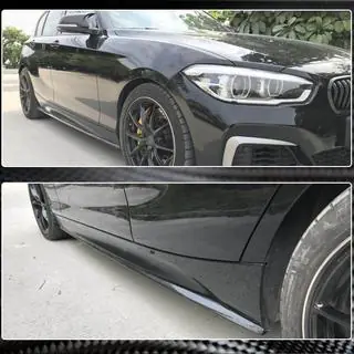 Side Skirt Extensions (for M-Sport 2015-2019, Carbon) photo 3
