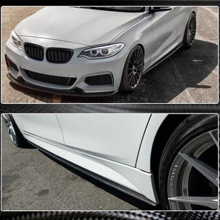 Side Skirt Extensions (for M-Sport, Carbon) BMW 2 Series F22/F23 2014-2021 photo 3