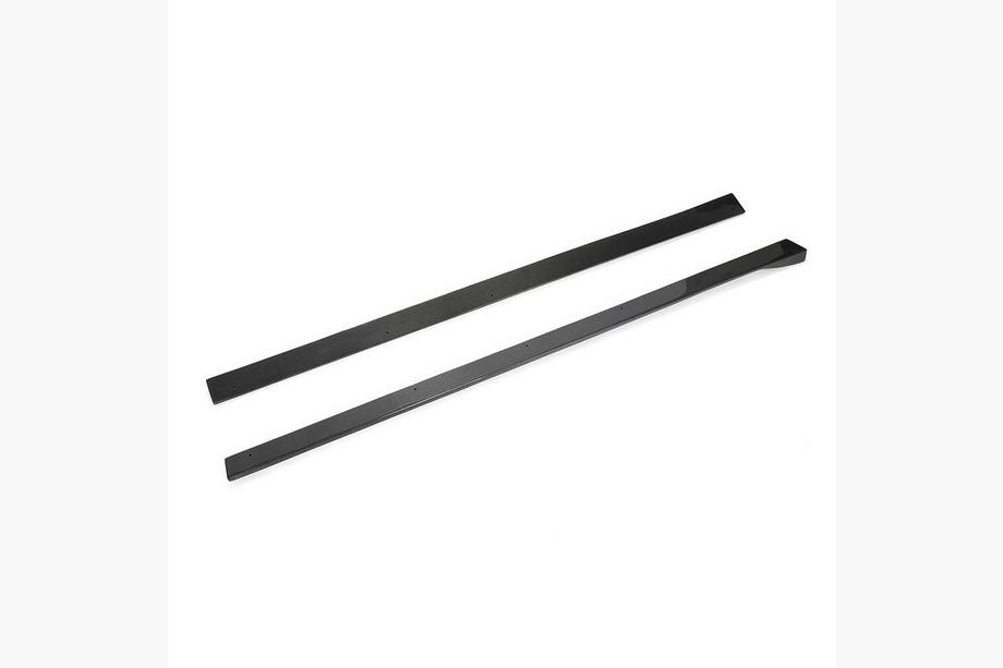 BMW 2 Series F22/F23 2014-2021 Side Skirt Extensions V2 (for F87, Carbon) Image