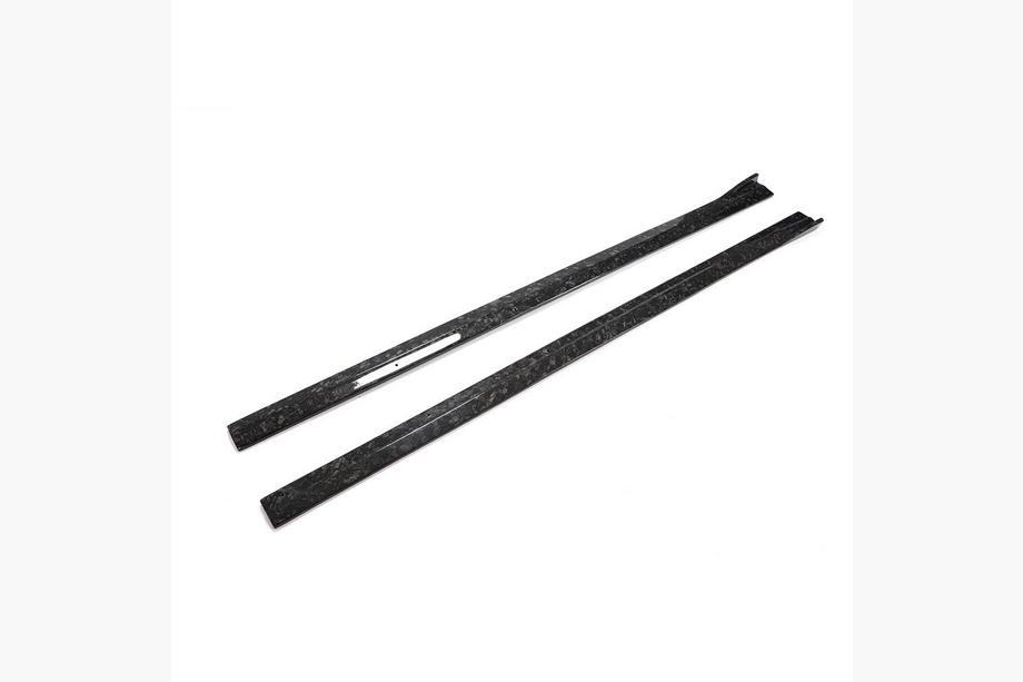 BMW 2 Series F22/F23 2014-2021 Carbon Side Skirt Extensions V2 (for M-Competition) Image