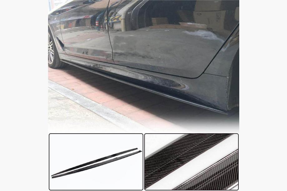 BMW 3 Series F30/F31 2012-2019 Side Skirt Covers V1 (for M-Sport Side Skirts, Carbon) Photo 2