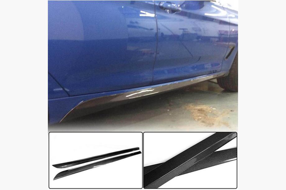 BMW 3 Series F34 2013–2020 Side Skirt Extensions (for F34 M-Sport, Carbon) Image