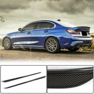 Side Skirt Extensions V4 (for G20 M-Sport, Carbon) BMW 3 Series G20/G21 2018- photo 1