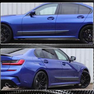 Side Skirt Extensions V4 (for G20 M-Sport, Carbon) BMW 3 Series G20/G21 2018- photo 2