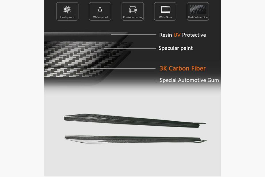 BMW 3 Series G20/G21 2018- Side Skirt Extensions V3 (for G20 M-Sport, Carbon) Photo 5