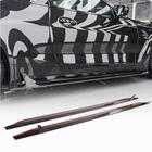 BMW 3 Series G20/G21 2018- V6 Side Skirt Extensions (for G80, Carbon) photo 1