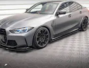 BMW 3 Series G20/G21 2018- Side Skirt Extensions V5 (for G80, Carbon) photo 4