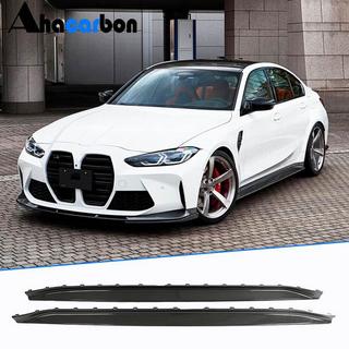 Side Skirt Extensions V5 (for G80, Carbon) BMW 3 Series G20/G21 2018- photo 1