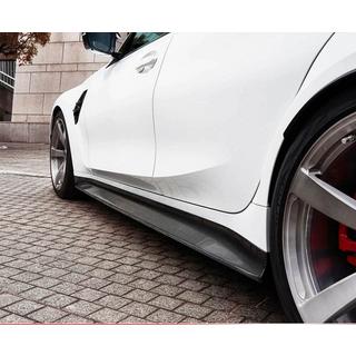 Side Skirt Extensions V5 (for G80, Carbon) BMW 3 Series G20/G21 2018- photo 2