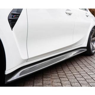Side Skirt Extensions V5 (for G80, Carbon) BMW 3 Series G20/G21 2018- photo 3
