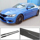 BMW 4 Series F32/F33/F36 2012-2020 Side Skirt Extensions V1 (for F32/F33 M-Sport, Carbon) photo 1
