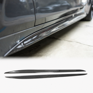Side Skirt Extensions V2 (for G22/G23 M-Sport, Carbon) BMW 4 Series G22/23/26 2020- photo 1