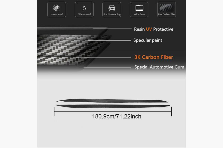 BMW 4 Series G22/23/26 2020- Side Skirt Extensions V2 (for G22/G23 M-Sport, Carbon) Photo 5