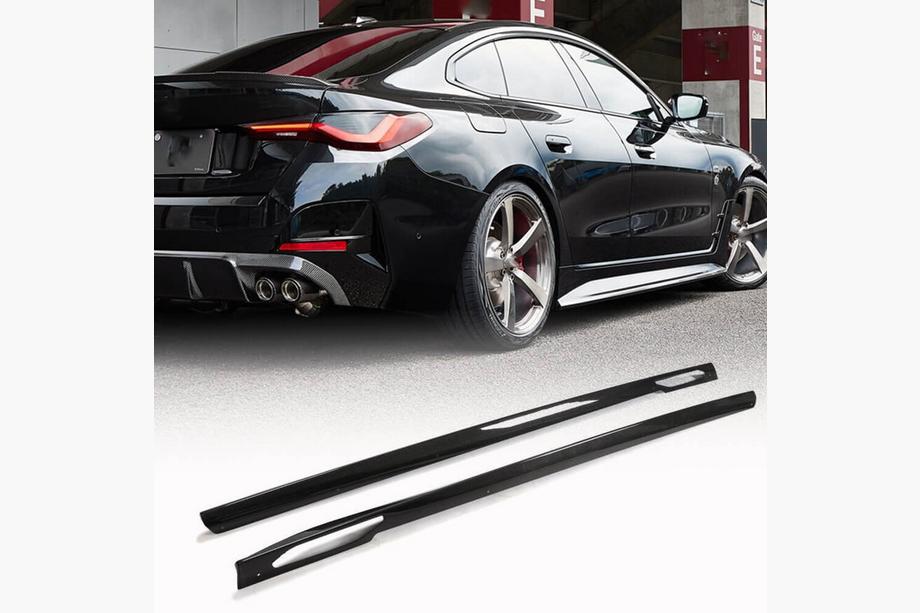 BMW 4 Series G22/23/26 2020- Door Sill Covers (for G26, Carbon) Photo 1