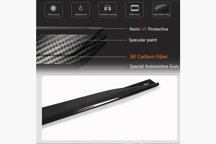 BMW 4 Series G22/23/26 2020- Door Sill Covers (for G26, Carbon) Photo 4