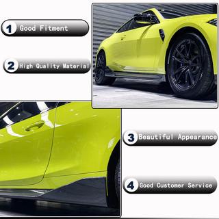 Side Skirt Extensions V1 (for G82/G83, Carbon) BMW 4 Series G22/23/26 2020- photo 3