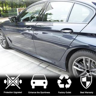 Side skirt extensions V1 (for M-Sport/M5, Carbon) BMW 5 Series G30/G31 2017–2023 photo 4