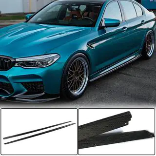 Side skirt extensions V2 (for M-Sport/M5, Carbon) photo 1