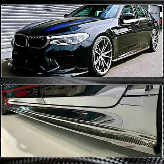 Side skirt extensions V2 (for M-Sport/M5, Carbon) photo 4