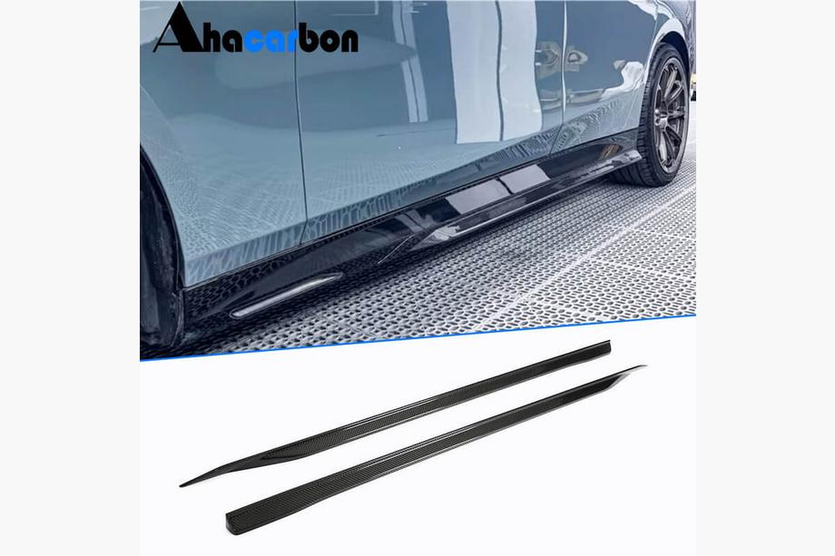 BMW 5/i5 Series G60/G60E/G61 2023- Side Skirt Extensions (for M-Sport, Carbon) Image