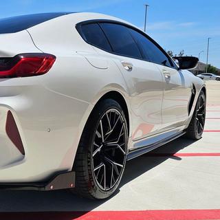 Side Skirt Extensions V1 (for G16 M-Sport/F93 M8, Carbon) BMW 8 Series G14/G15/G16 2018- photo 3