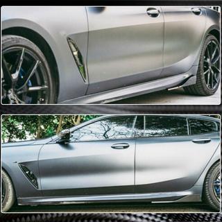 Side Skirt Extensions V2 (for G16 M-Sport/F93 M8, Carbon) BMW 8 Series G14/G15/G16 2018- photo 4