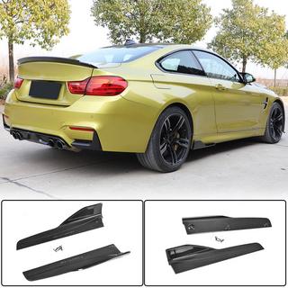 Side Skirt Extensions V4 (for F82/F83, Carbon) BMW 4 Series F32/F33/F36 2012-2020 photo 1