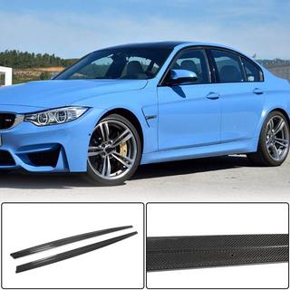 Side Skirt Covers V1 (for M3 Side Skirts, Carbon) BMW 3 Series F30/F31 2012-2019 photo 1