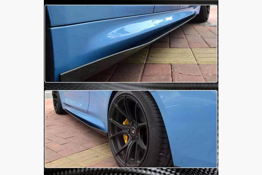 BMW 4 Series F32/F33/F36 2012-2020 Side Skirt Extensions V1 (for F82/F83, Carbon) Photo 3