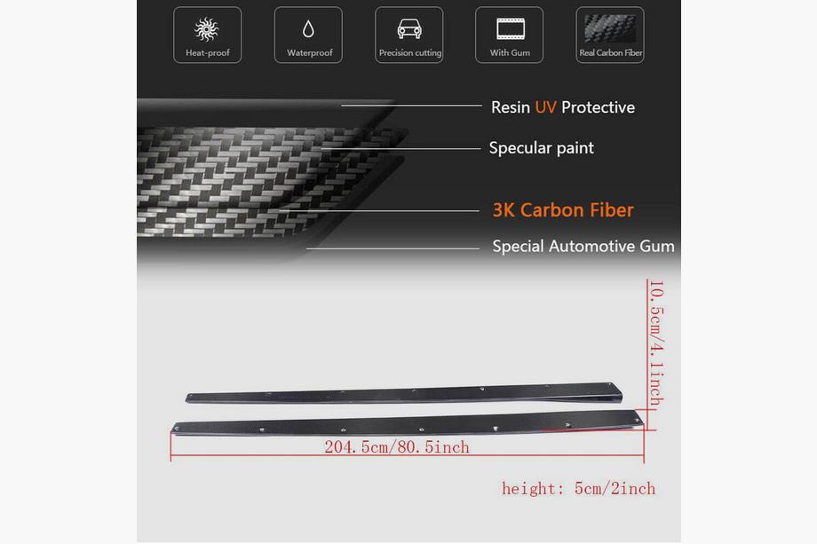 BMW 4 Series F32/F33/F36 2012-2020 Side Skirt Extensions V1 (for F82/F83, Carbon) Photo 5