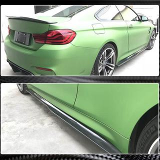 Side Skirt Extensions V3 (for F82/F83, Carbon) BMW 4 Series F32/F33/F36 2012-2020 photo 4
