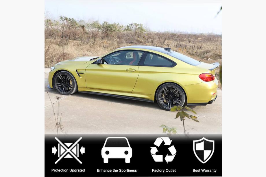 BMW 4 Series F32/F33/F36 2012-2020 Side Skirt Extensions V3 (for F82/F83, Carbon) Photo 2