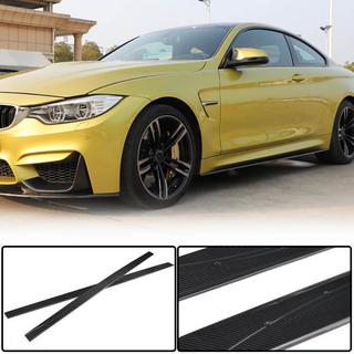 Side Skirt Extensions V5 (for F82/F83, Carbon) BMW 4 Series F32/F33/F36 2012-2020 photo 1