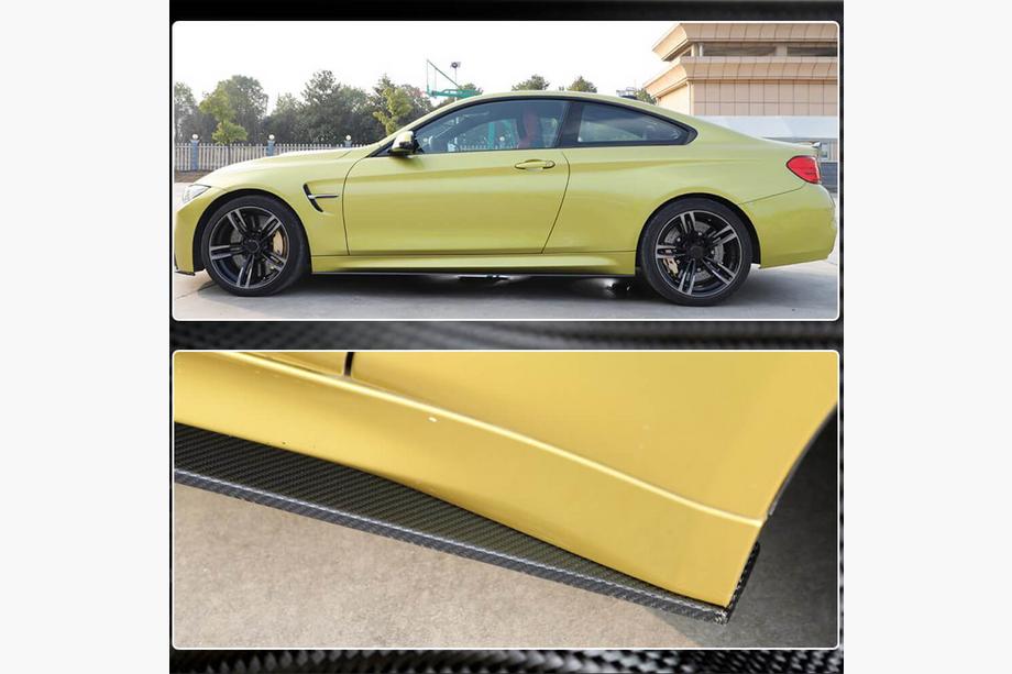 BMW 4 Series F32/F33/F36 2012-2020 Side Skirt Extensions V5 (for F82/F83, Carbon) Photo 4