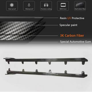 Side Skirt Extensions V3 (for G22/G23 M-Sport, Carbon) BMW 4 Series G22/23/26 2020- photo 4