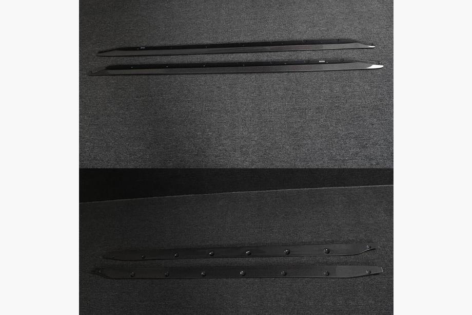 BMW 3 Series G20/G21 2018- Side Skirt Extensions V3 (for G80, Carbon) Photo 2